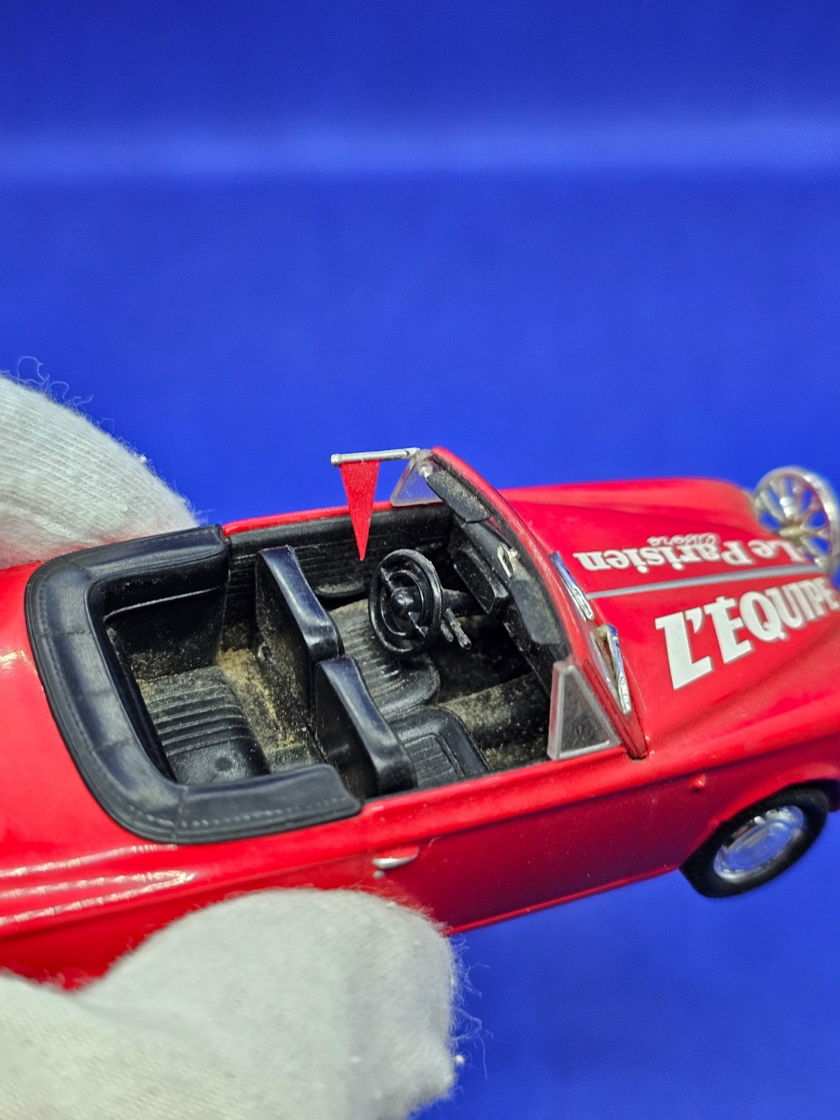 Peugeot 403 Cabriolet Tour de France Le Parisien L'Équipe Norev 1432