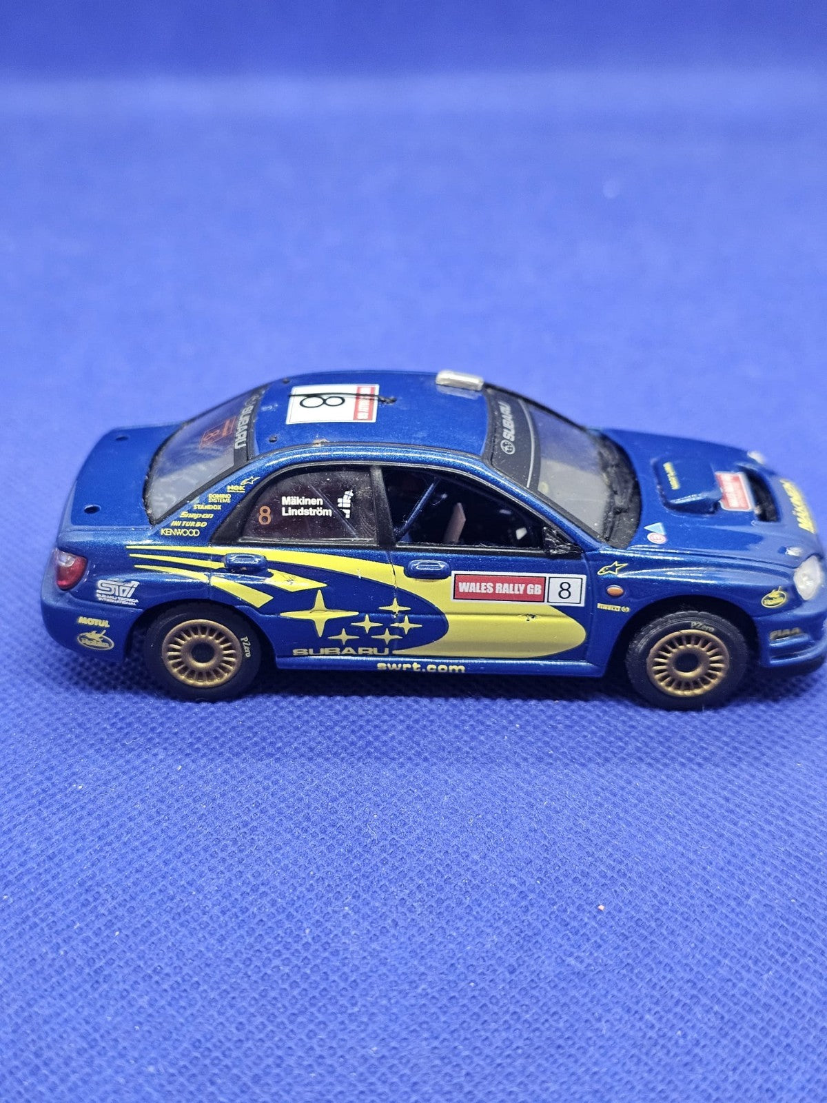 Subaru Impreza WRC 2003 Wales Rally GB 8 Mäkinen Lindström Vitesse 143 Incomplèt6