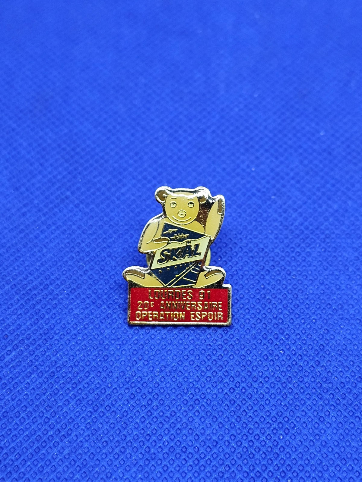 Pin’s SKAL Lourdes 91 20e anniversaire Opération Espoir 1991 vintage0