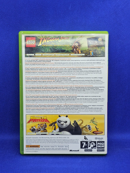 LEGO Indiana Jones Kung Fu Panda Xbox 360 PAL Bundle 2 jeux 2008 complet1