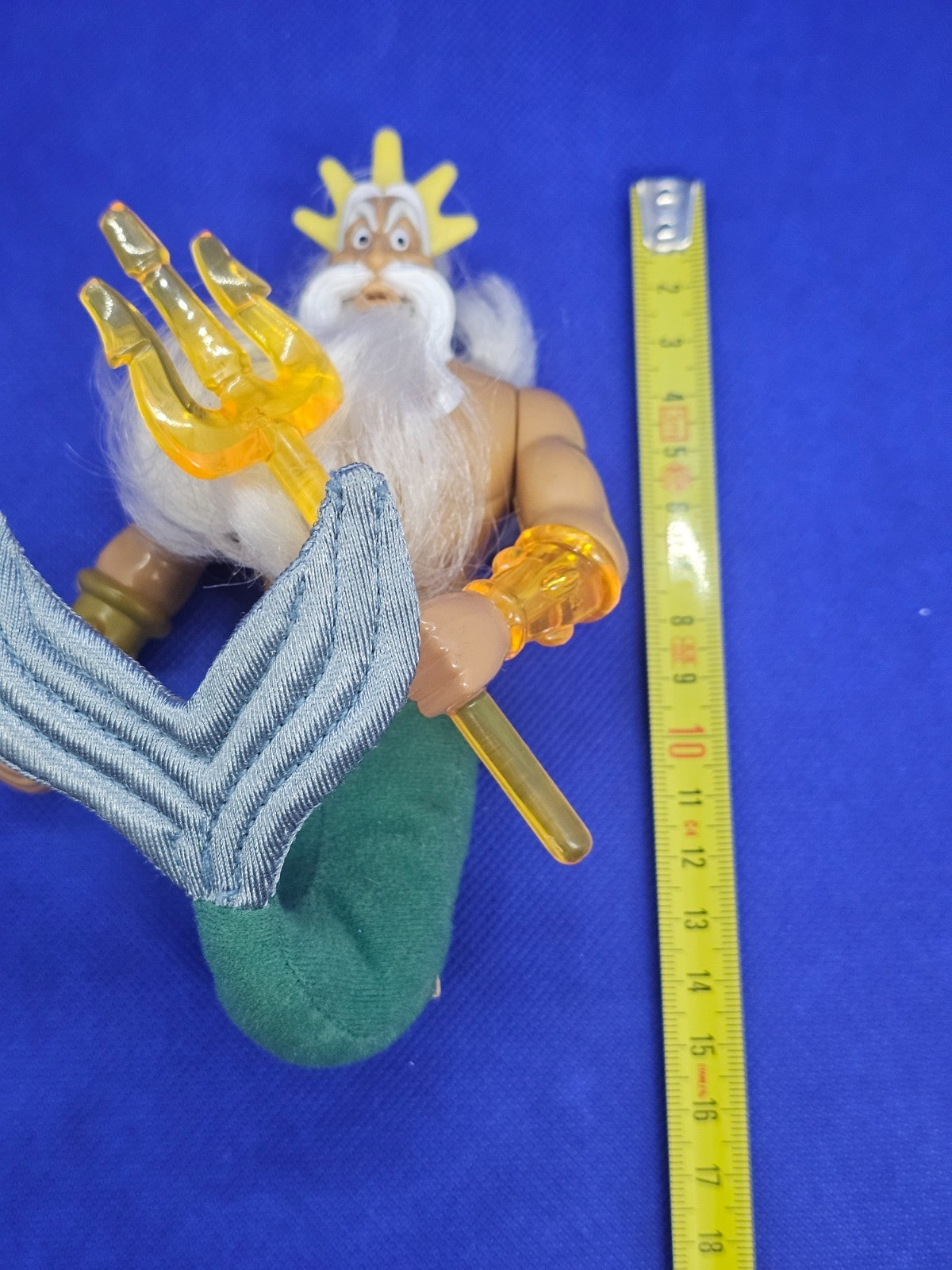 Roi Triton La Petite Sirène 2 Disney McDonald’s 2000 avec Trident 16 cm3
