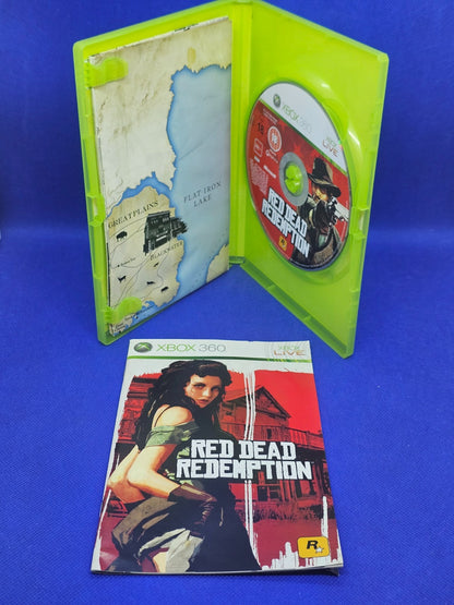 Red Dead Redemption Xbox 360 PAL France Rockstar Games 2010 Complet avec Carte2