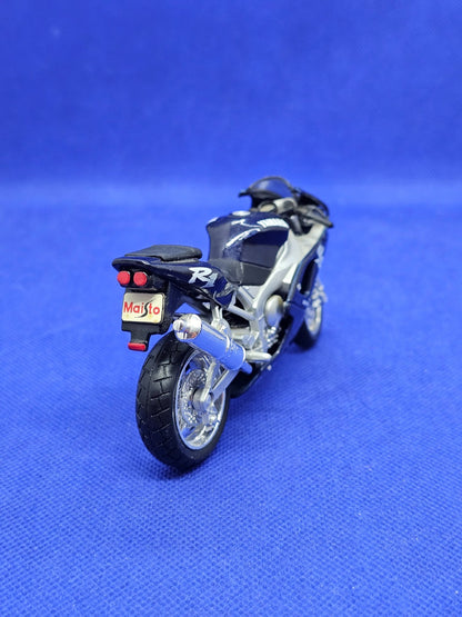 Maisto Yamaha YZF R1 118 Moto Miniature Bleu Métallisé Die Cast3