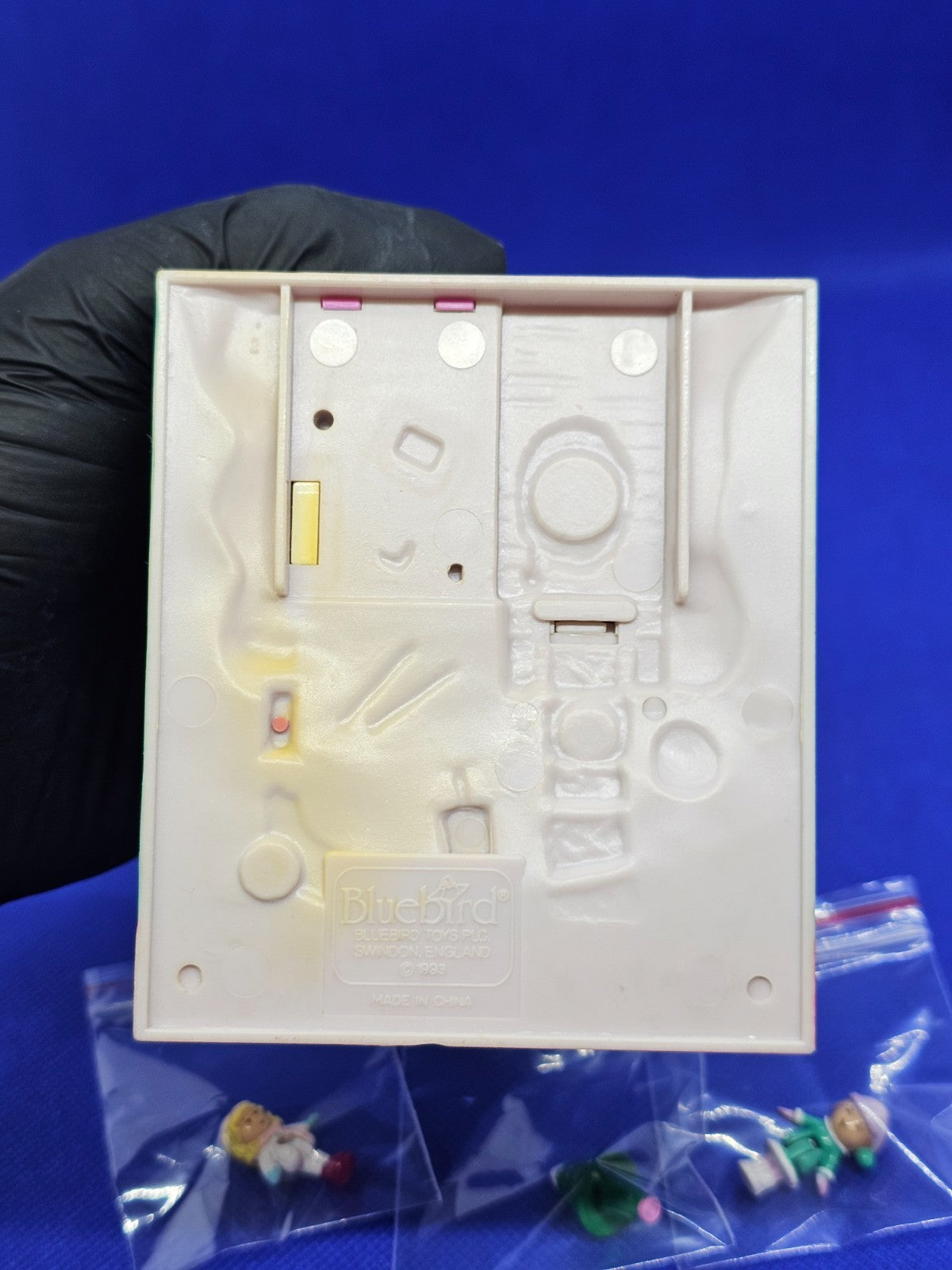 Polly Pocket Ski Chalet Bluebird 1993 Maison Neige + Figurines (Manque Chien)5