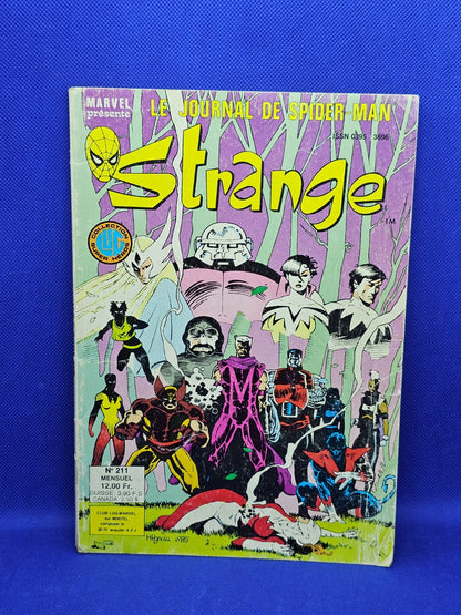 Strange 211 Le Journal de Spider Man Marvel Lug Juillet 1987 BD Comics Vintage0