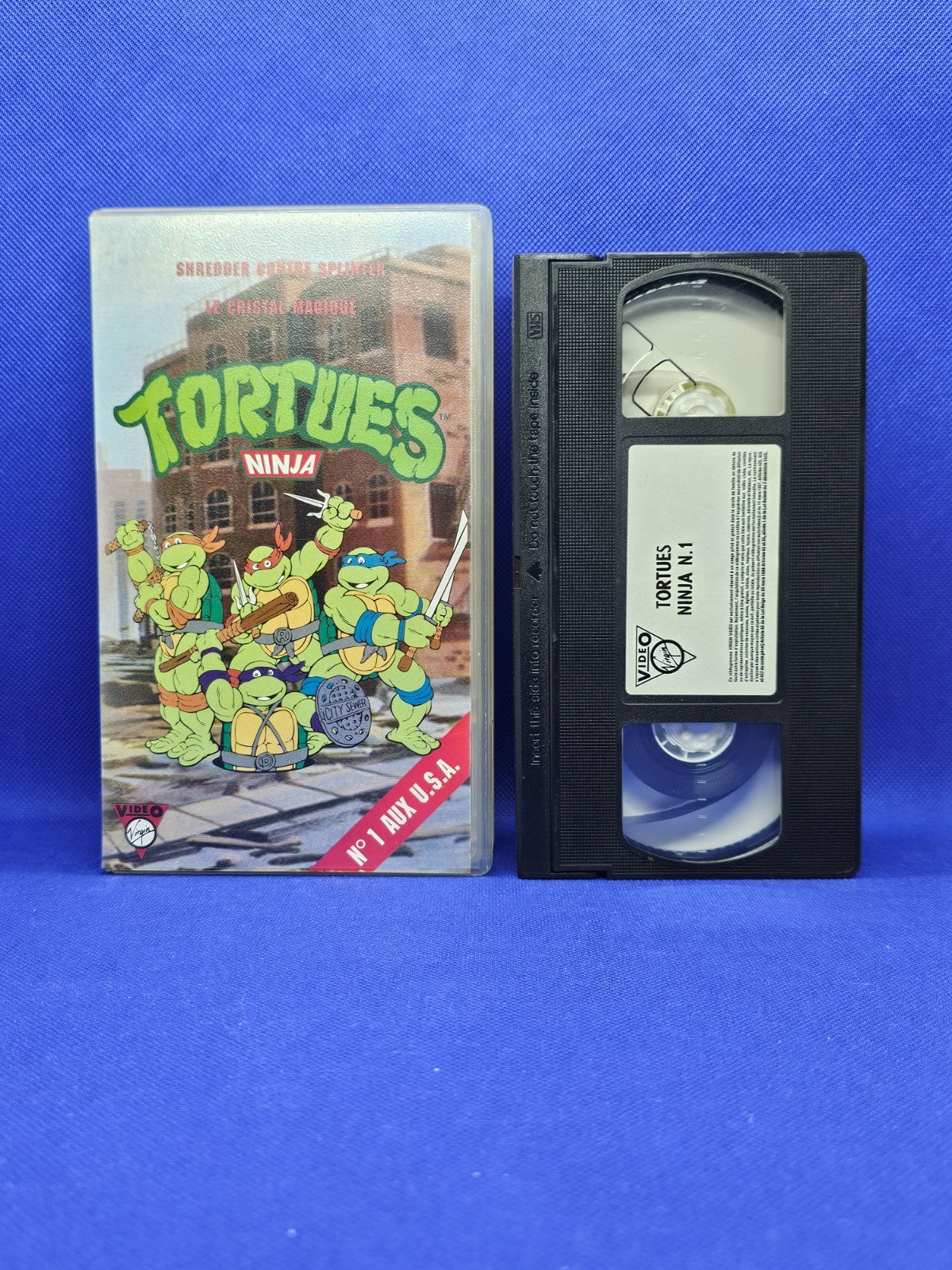 Tortues Ninja VHS N°1, Virgin Video, Shredder contre Splinter, 1989, VF0