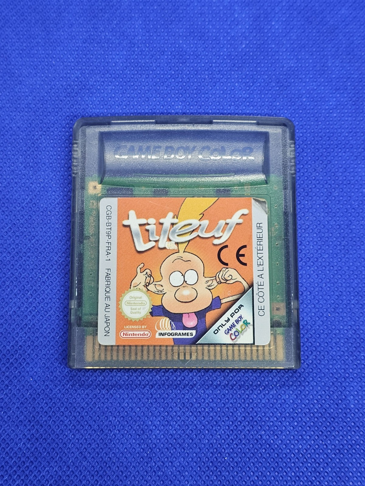 Titeuf, BD Française, Nintendo Game Boy Color, Infogrames, 20010