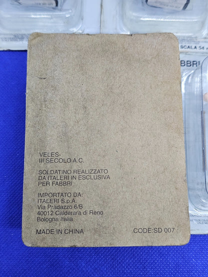 Lot 5 Vélès IIIe Siècle Av JC Fabbri Italeri 54 mm SD007 Sous Blister3