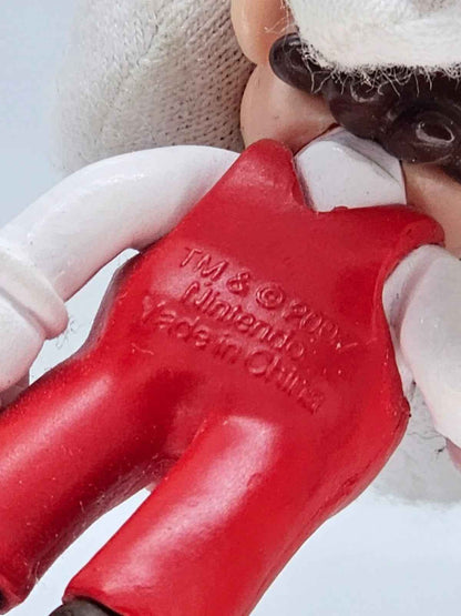 Figurine Mario Feu Blanc Rouge, Nintendo, Super Mario, 2007, 5,5 cm, Loose