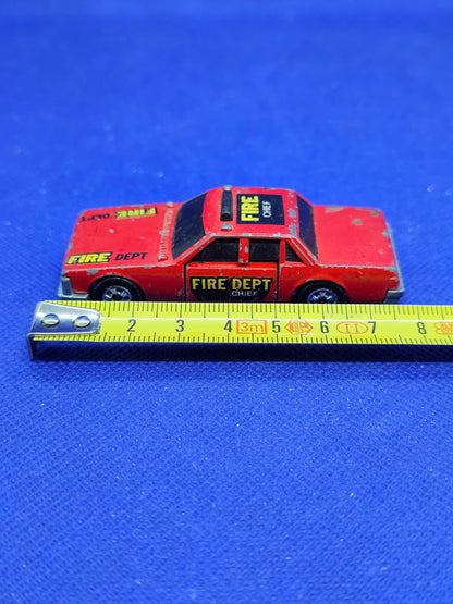Fire Smasher Fire Chief Hot Wheels Crack Ups Mattel 1983 Hong Kong 7 cm4