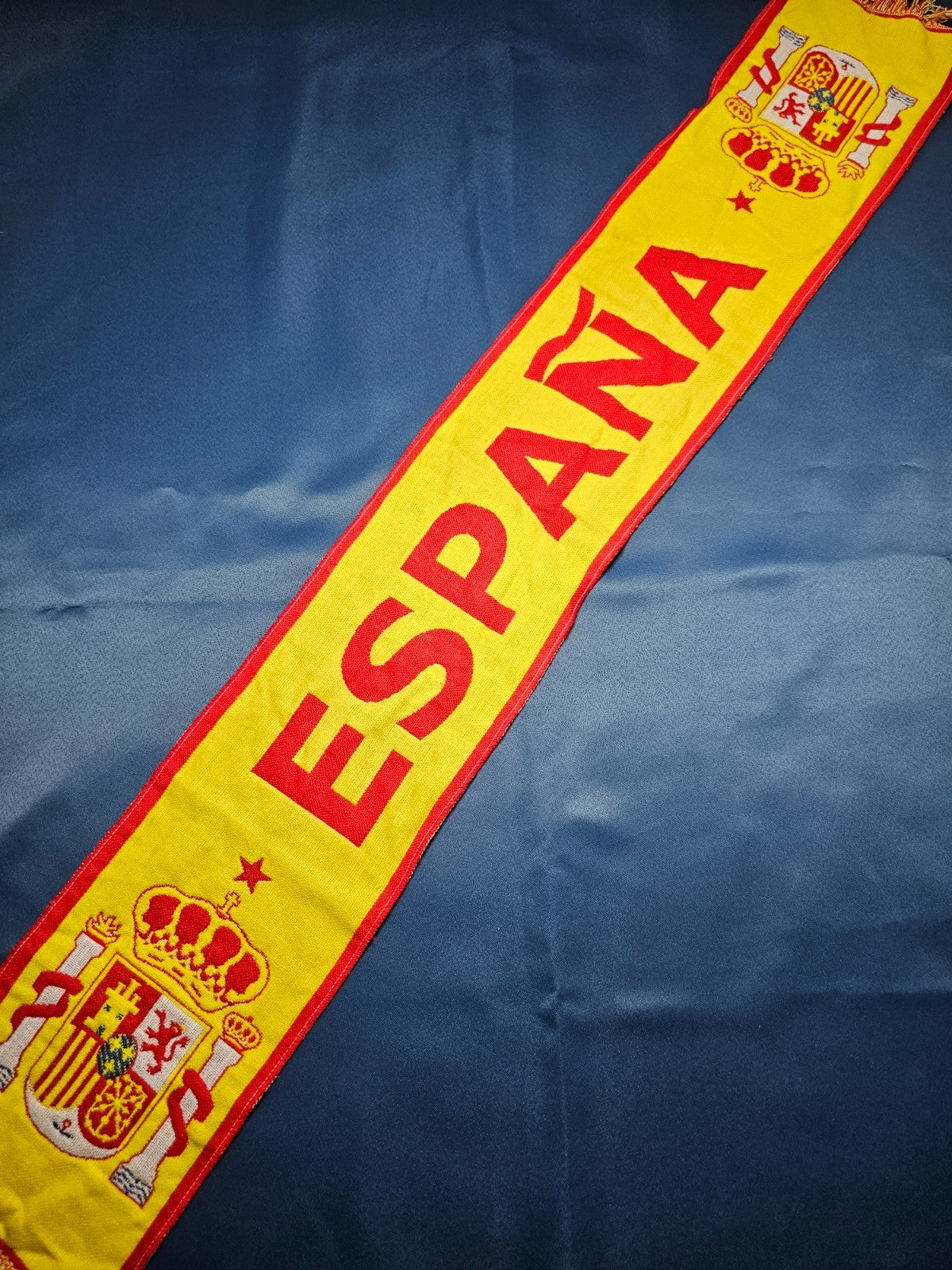Écharpe Espagne Supporter Football España Rouge Jaune Sans Étiquette1