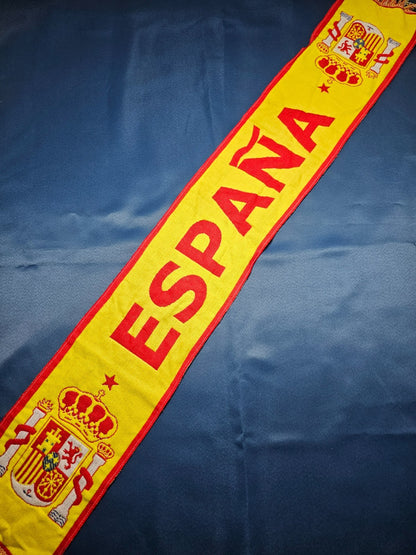 Écharpe Espagne Supporter Football España Rouge Jaune Sans Étiquette1