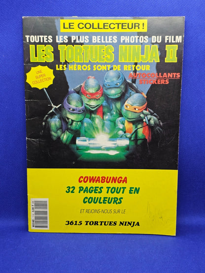 Album Stickers Les Tortues Ninja II Les Héros sont de Retour Tournon 19910