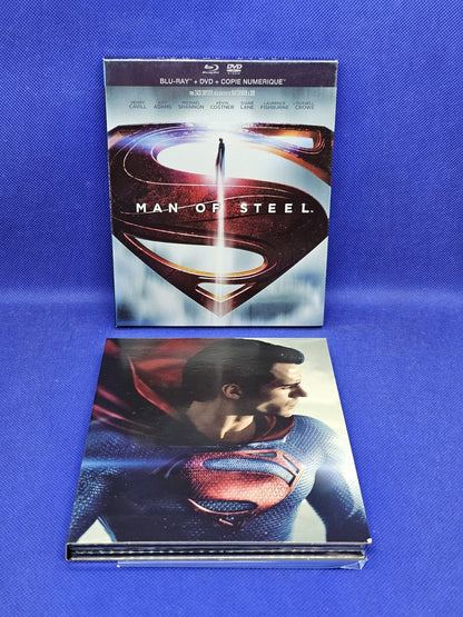Man of Steel Digipack Blu-ray DVD Superman Henry Cavill Warner Bros 20132
