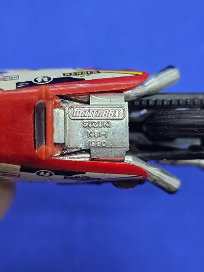 Barry Sheene Suzuki KR1 Matchbox SuperKings 1980 Moto De Course N°76