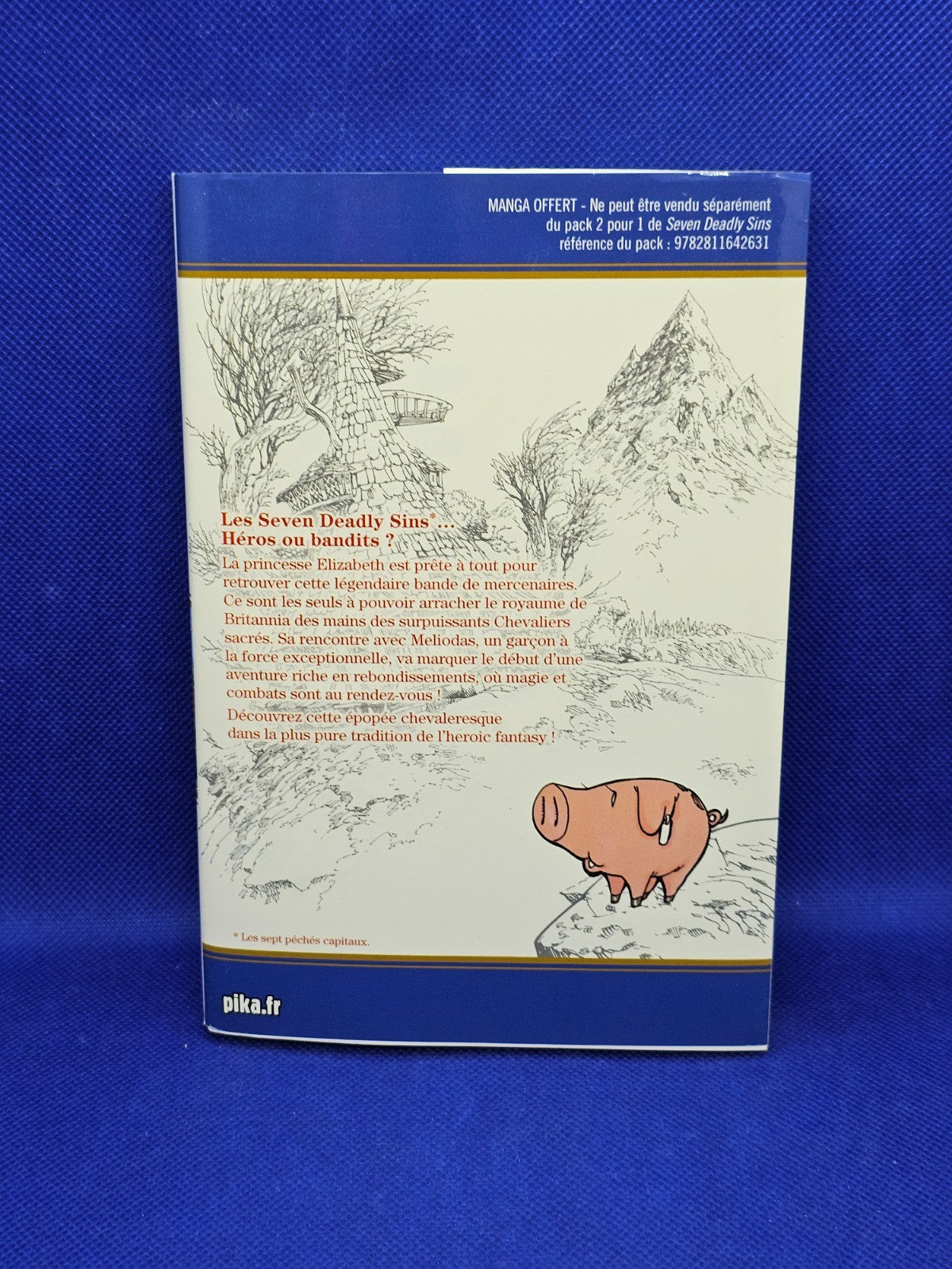 Seven Deadly Sins Tome 1 Manga Nakaba Suzuki Pika Édition VF 18 cm1