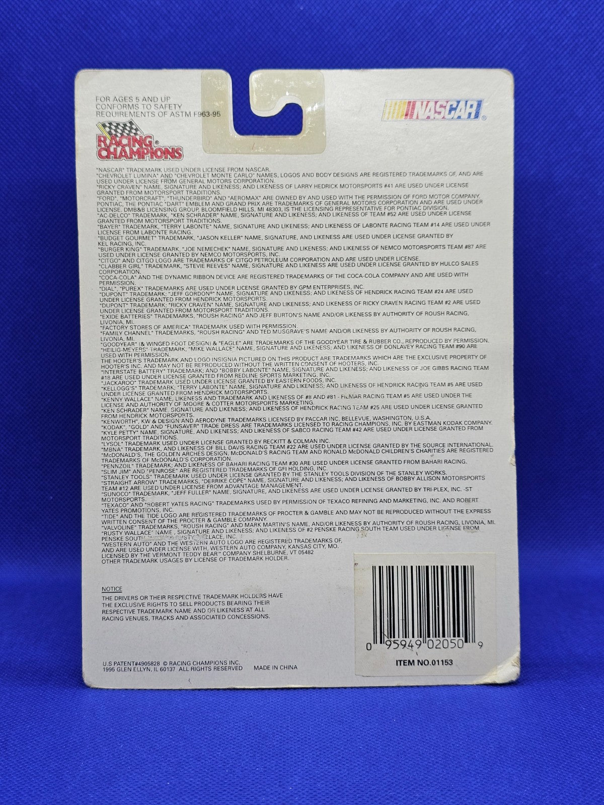 Racing Champions NASCAR Derrike Cope #12 Ford Thunderbird 1996 1641