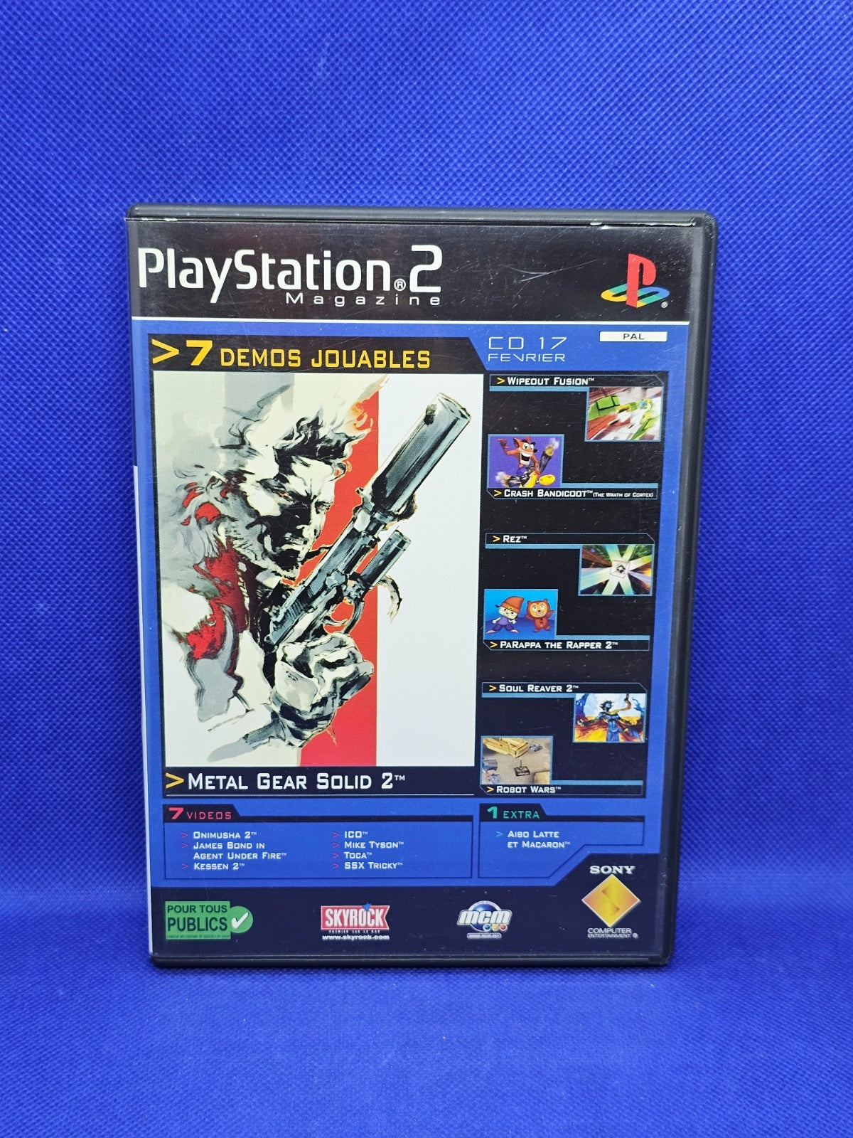 PlayStation 2 Magazine OPS2M Demo 17 Metal Gear Solid 2 PS2 Sony 20020