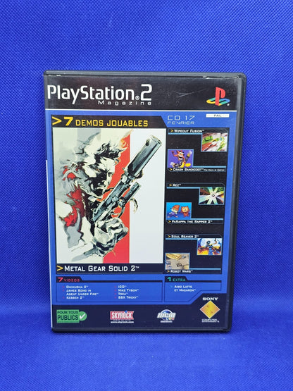 PlayStation 2 Magazine OPS2M Demo 17 Metal Gear Solid 2 PS2 Sony 20020