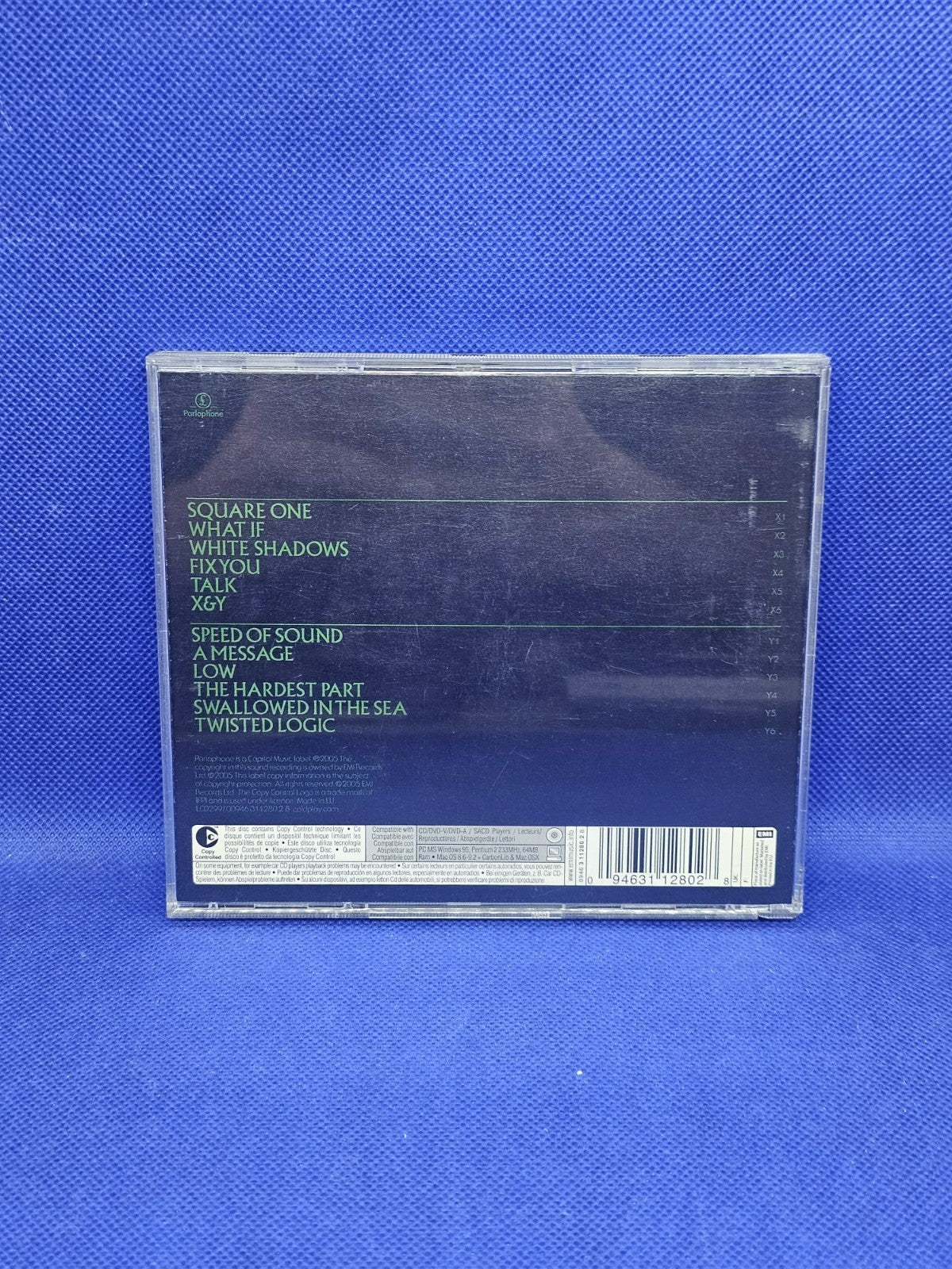 Coldplay X&Y CD Parlophone EMI 2005 Copy Controlled2