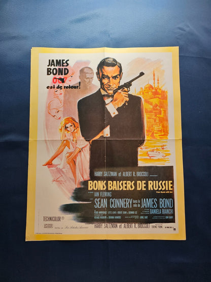 Poster James Bond 007 Dr No Bons baisers de Russie Sean Connery United Artists 11