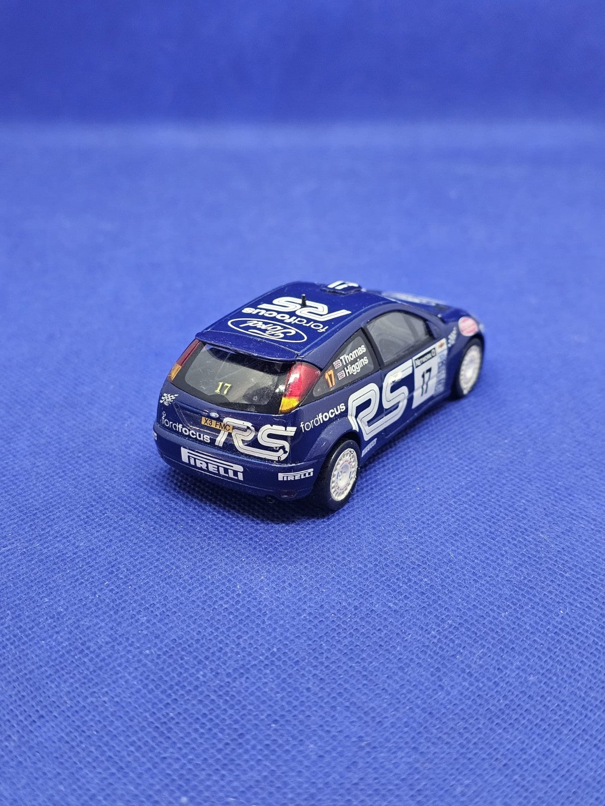 Ford Focus RS WRC 17 Higgins Thomas RAC Rally 2001 143 Miniature Rallye2