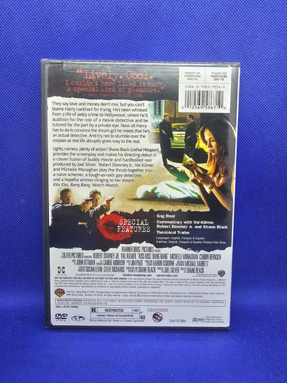 Kiss Kiss Bang Bang DVD WideScreen Édition Robert Downey Jr Val Kilmer 2005 Neuf1