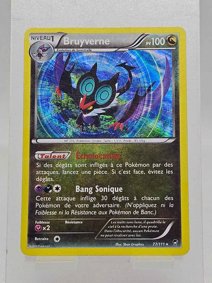 Bruyverne Holo Rare, Ciel Rugissant, Pokémon, 2014, 77/111