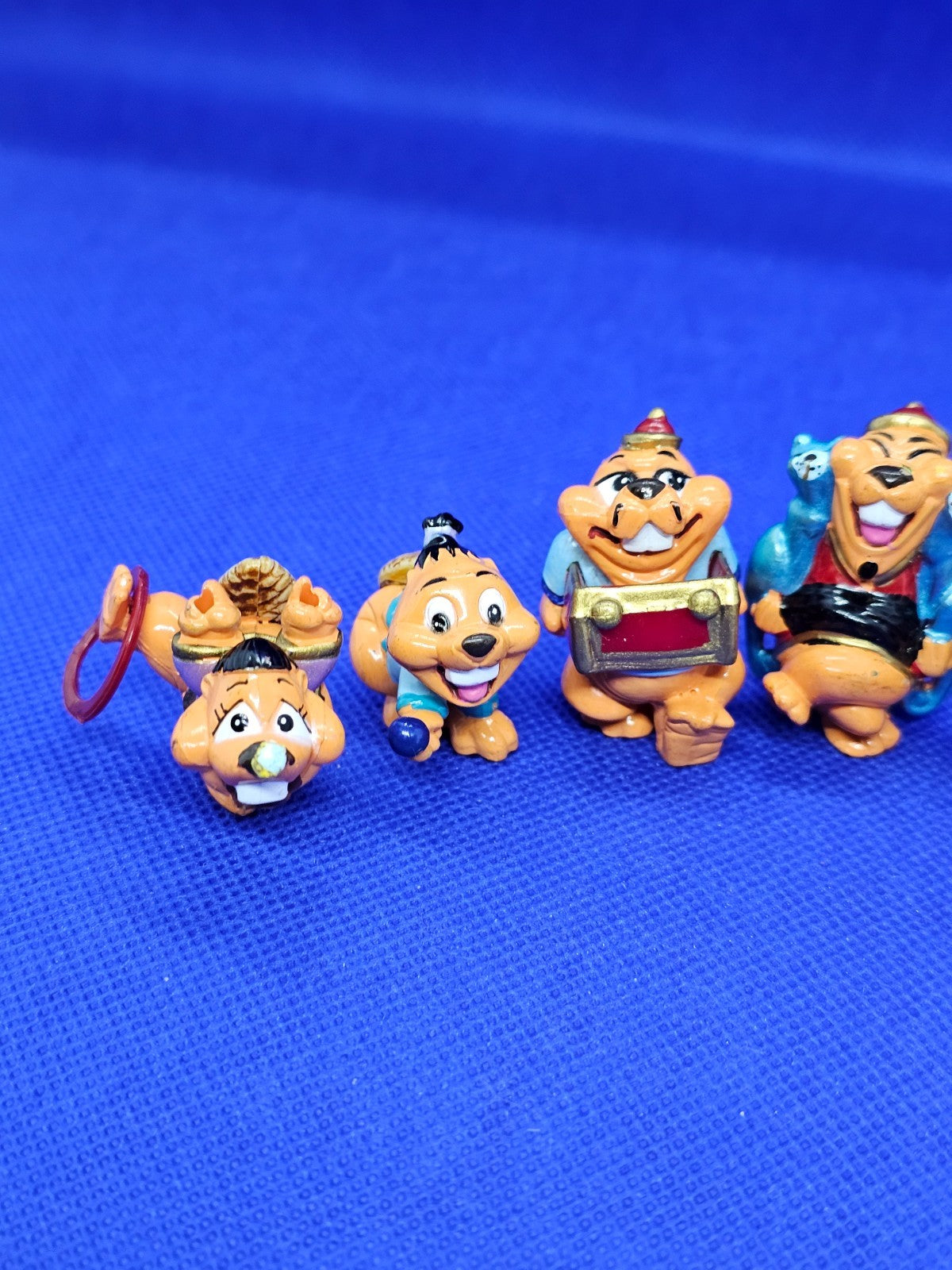 Lot 8 Figurines Les Castors Chinois, Kinder Surprise, Ferrero, 19961