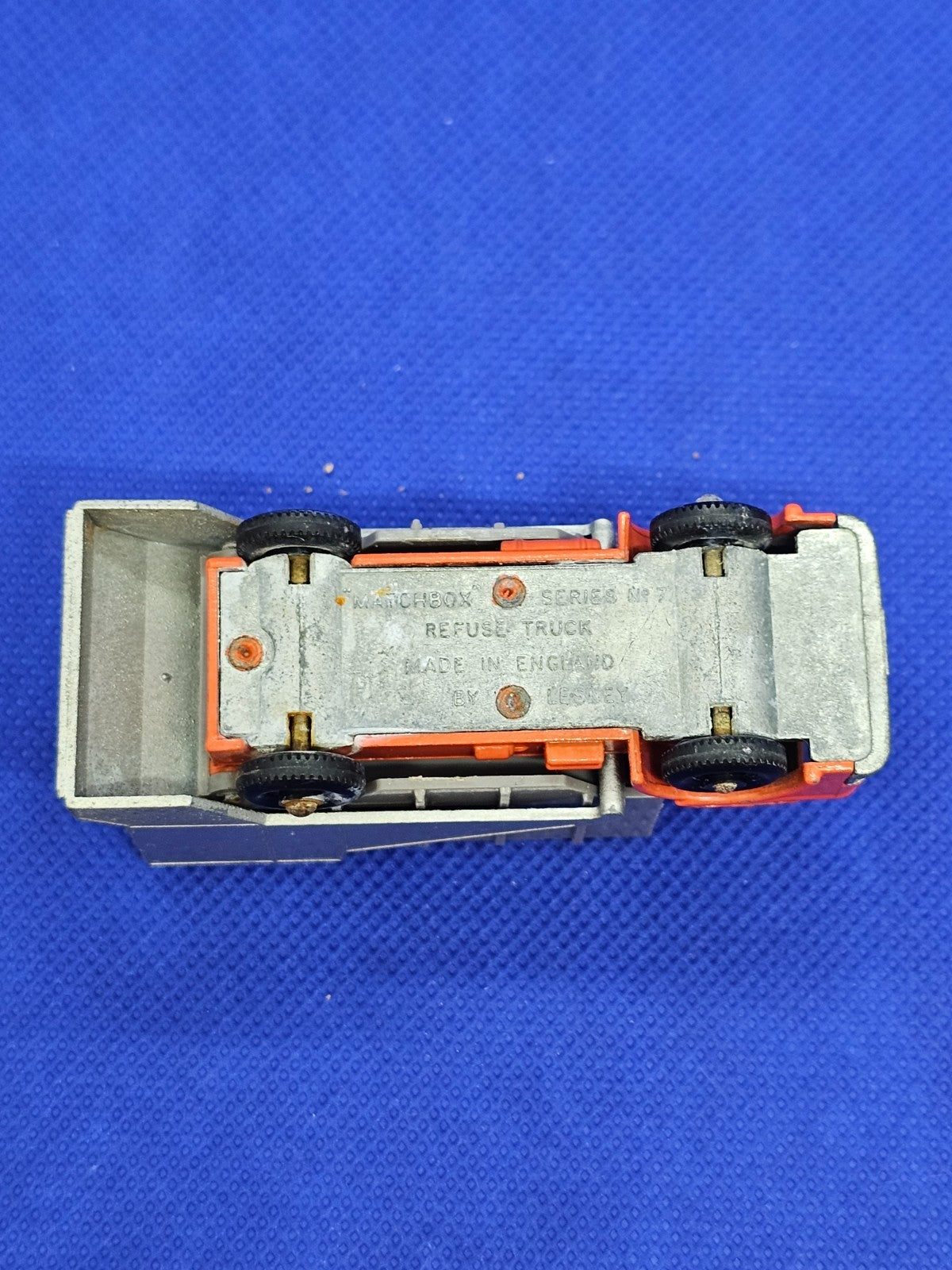 Matchbox Refuse Truck No 7 Lesney Made in England Vintage5