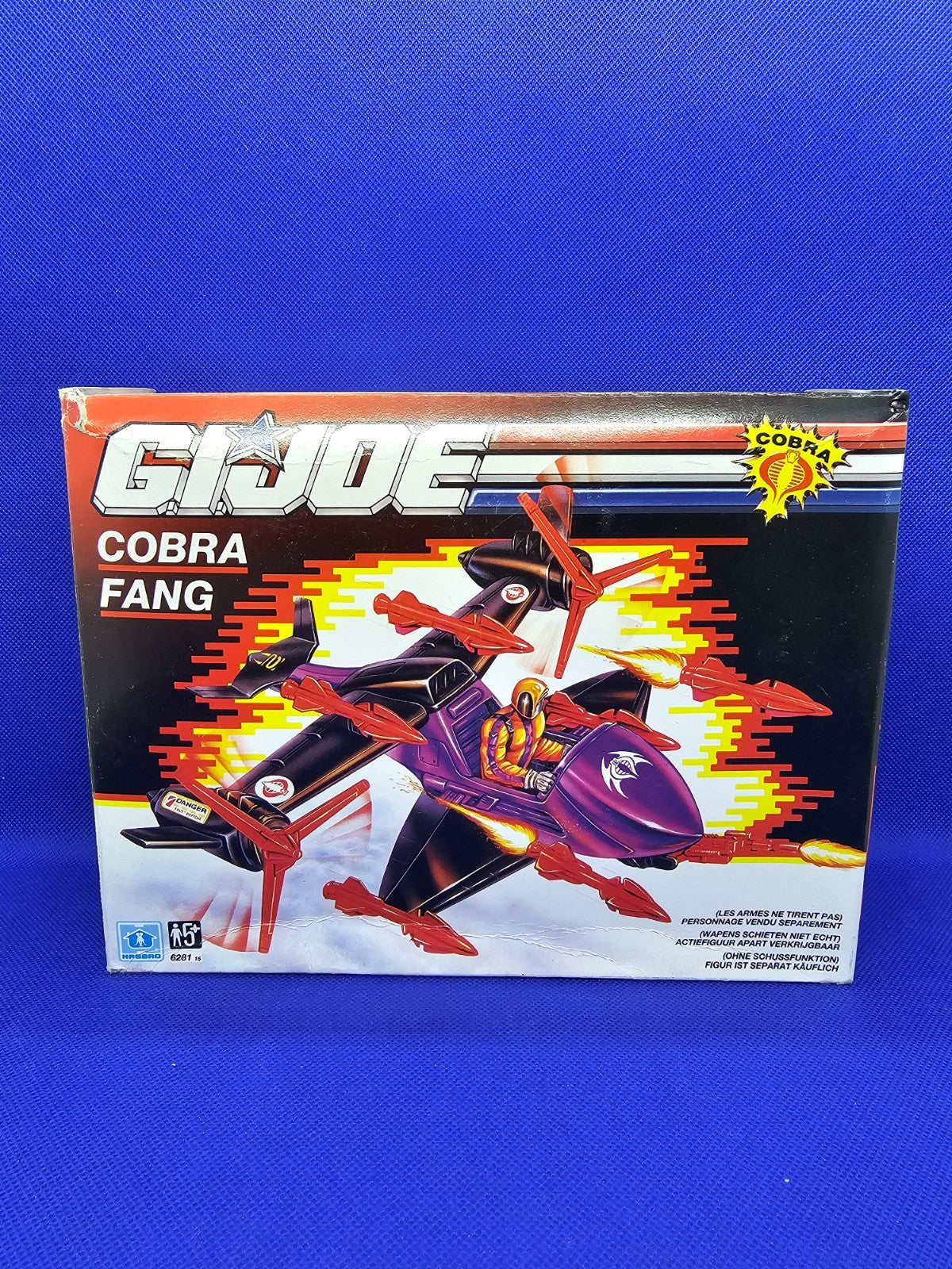 Cobra Fang G.I. Joe Cobra Hasbro 1990 Véhicule Hélicoptère Complet en Boîte Used0