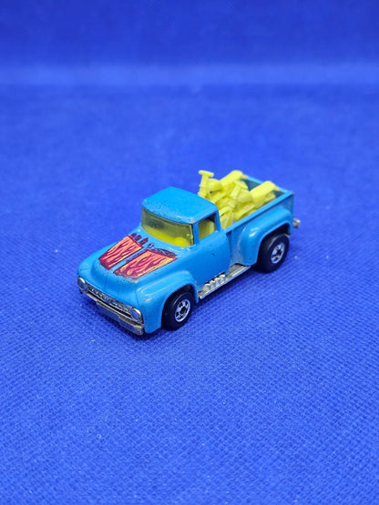 Hot Wheels Classic 56 Ford Pickup Motorcycles Mattel 1973 Hong Kong0