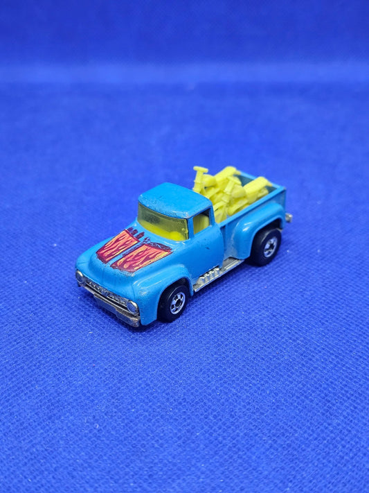 Hot Wheels Classic 56 Ford Pickup Motorcycles Mattel 1973 Hong Kong0