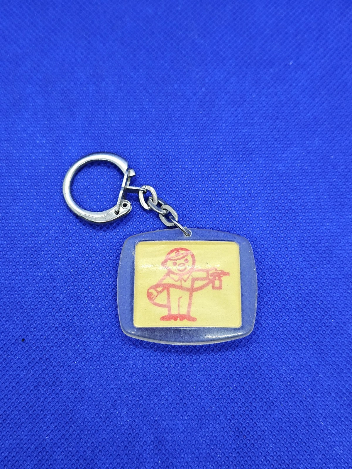 Porteclés Publicitaire Peintures DUCO, Société Française, Années 60 70, Vintage0