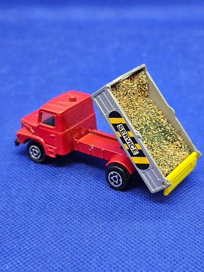 Camion Benne Scania Service Majorette Made in France 1100 Décoration Amovible2