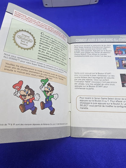 Super Mario All-Stars SNES Super Nintendo Avec Notice PAL Vintage3