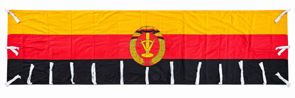 Grand drapeau RDA DDR Allemagne de l’Est balcon 330 cm vintage 1959-19903