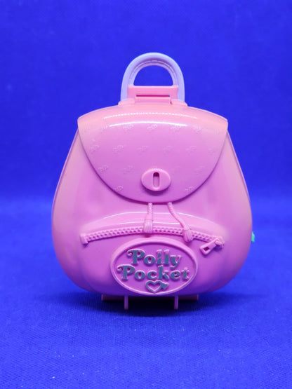 Polly Pocket Jungle Adventure Bluebird 1996 Sac à Dos Vintage Incomplet Figurine1