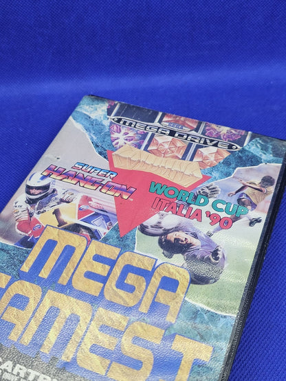 Mega Games I Sega Mega Drive Super Hang-On Columns World Cup Italia 90 PAL 19925