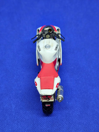 Maisto Yamaha YZF R1 118 Moto Miniature Blanc Rouge Die Cast4