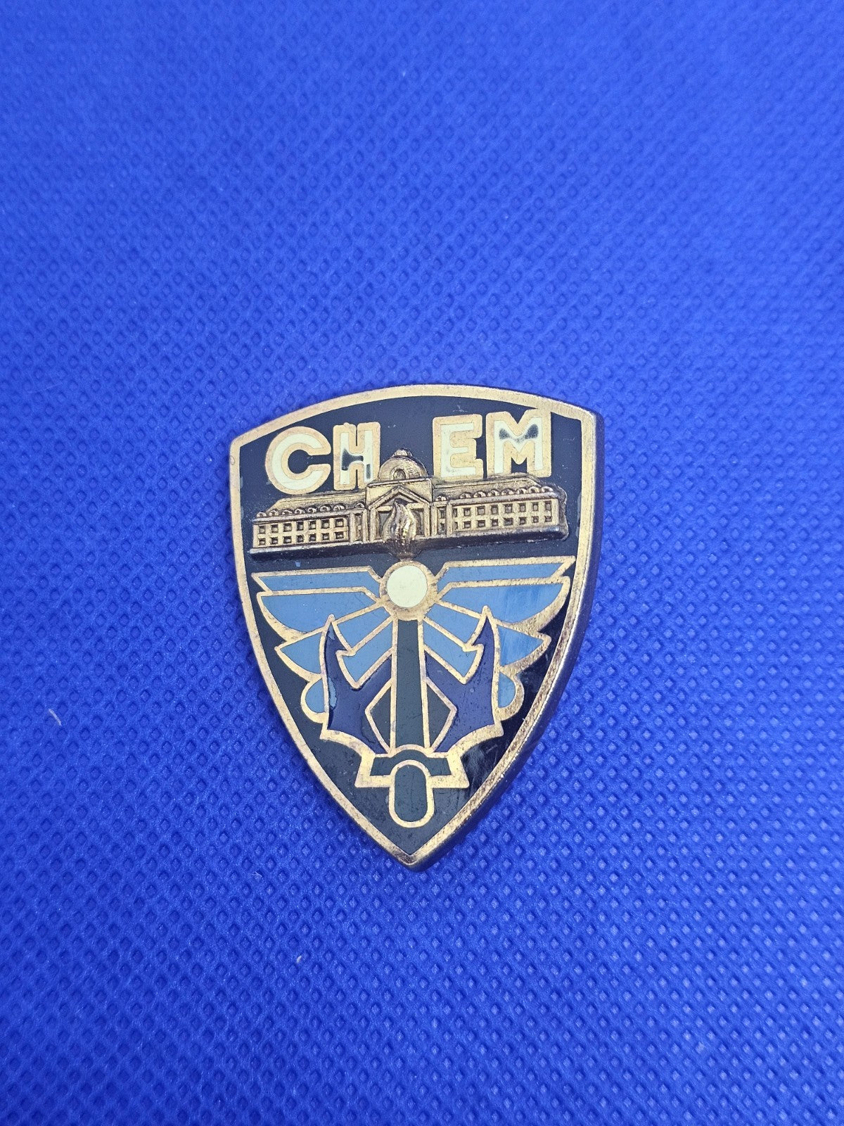 Insigne CHEM Centre des Hautes Études Militaires Drago Paris G3029 Armée Françai0