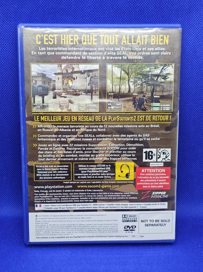 SOCOM II U.S. Navy SEALs, FPS Militaire, PlayStation 2 PS2, Sony, 20031