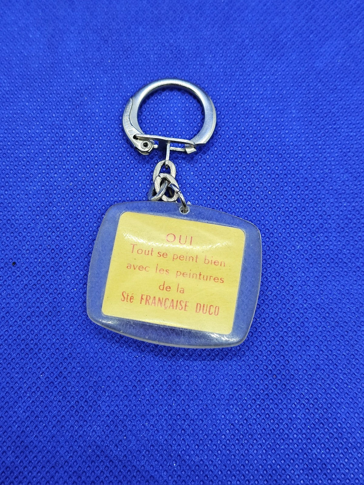 Porteclés Publicitaire Peintures DUCO, Société Française, Années 60 70, Vintage1