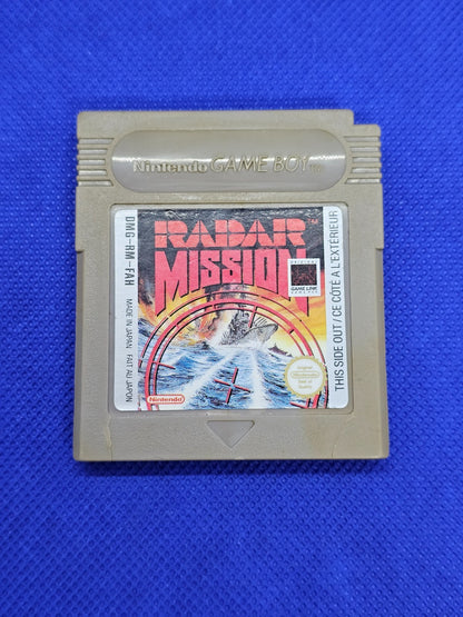 Radar Mission, Nintendo Game Boy, 1990, Version FAH0