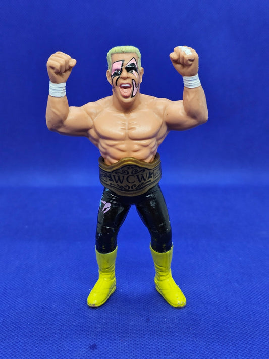 Figurine Sting WCW Wrestling Galoob 1990 avec Ceinture WCW Catch Vintage 12 cm0