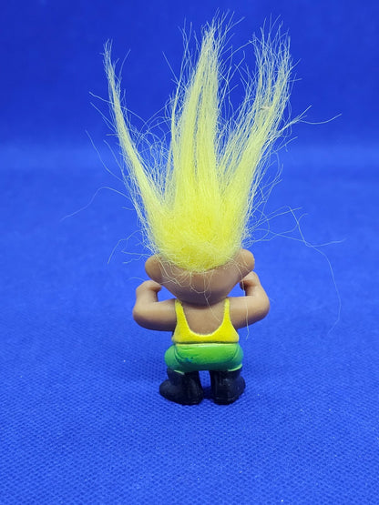 Troll Sport 2 Les Trolls Soma 1992 cheveux jaunes 10 cm1