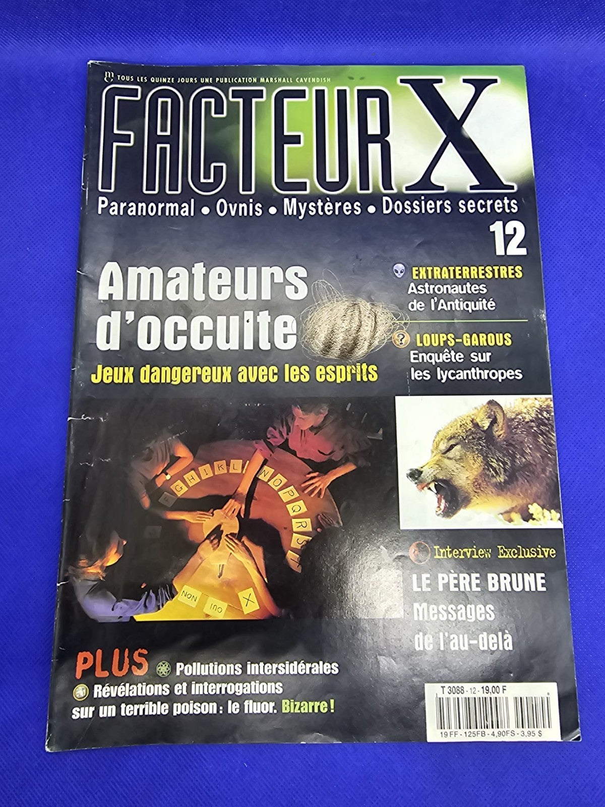 Facteur X n°12 Amateurs occulte Loups-garous Paranormal Marshall Cavendish0