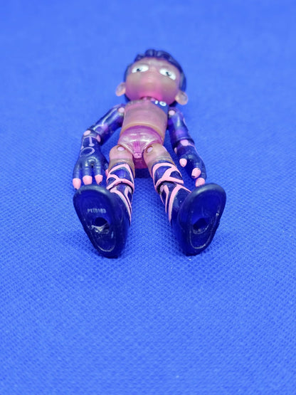 Glitch Ben Ben 10 Playmates 2018 Figurine Violette Translucide2