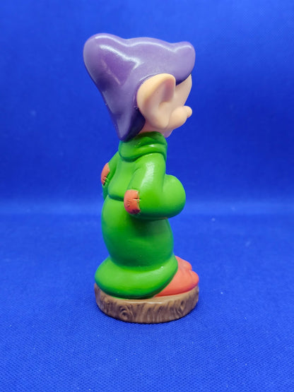 Figurine Simplet Dopey, Blanche-Neige et les Sept Nains, Disney, Pouet PVC, 14 c2