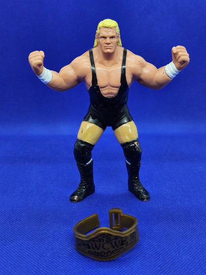 Figurine Sid Vicious WCW Wrestling Galoob 1990 avec Ceinture WCW 12 cm1